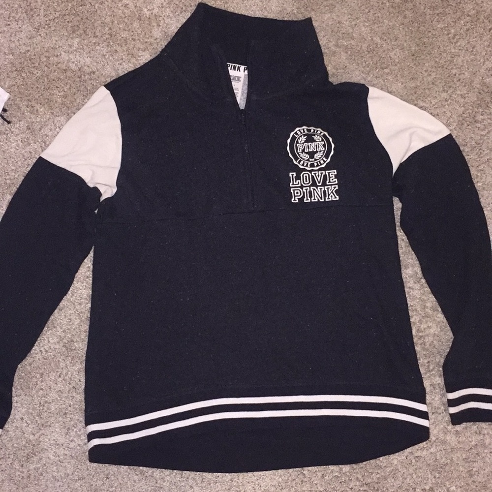 Victoria's Secret PINK Half-Zip Sweatshirt